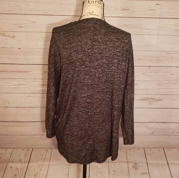 Charlotte russe grey cardigan medium - Picture 2 of 4